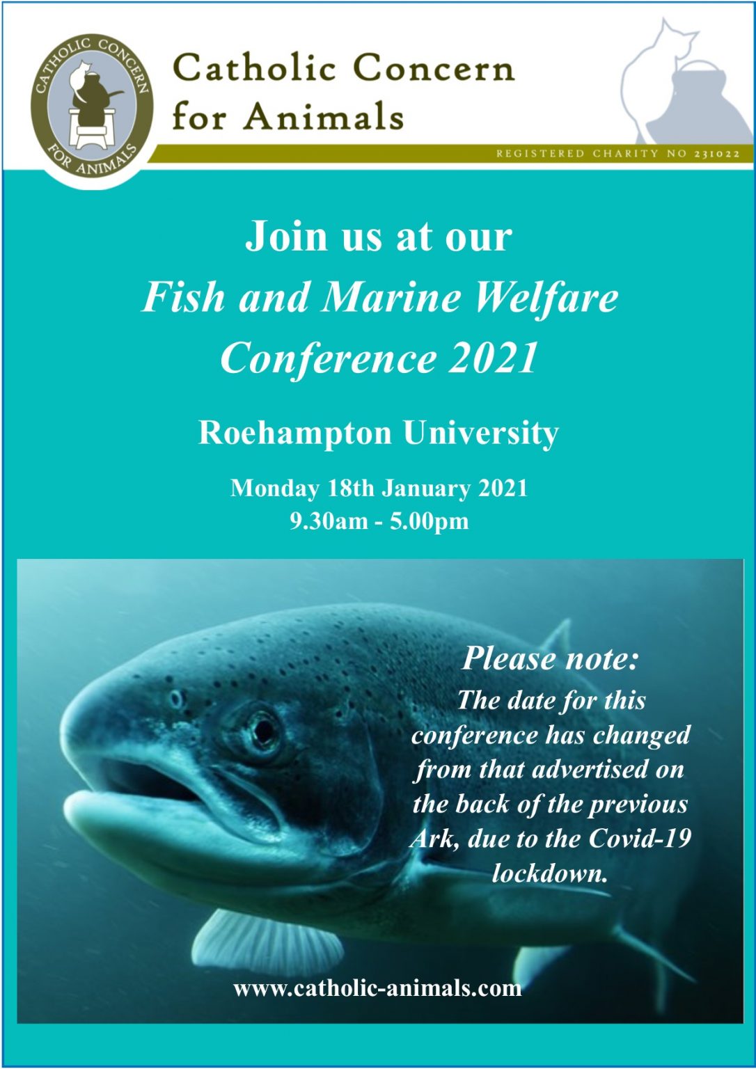 CCA Fish and Marine Conference 2021 Catholic Concern for Animals